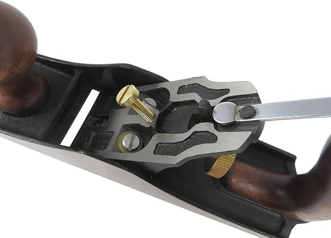 Taytools 469584 Jointer Bench Hand Plane #7, 22 Inch Sole, Ductile Cast Body, Lapped Sides and Bottom, Blade RHC 55-60, Sapele Handle and Tote