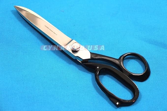 Professional 8-Inch Heavy Duty Fabric Scissors ??Industrial Strength Stainless Steel Tailor Shears for Leather, Sewing, Dressmaking, Home, Office, and Artistic Use