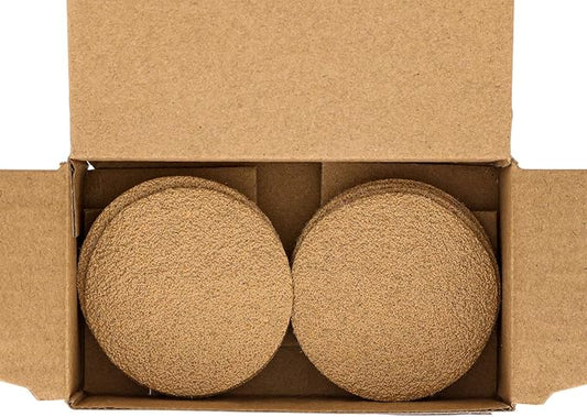 Dura-Gold Premium 2" Gold Hook & Loop Sanding Discs - 60 Grit (Box of 20) - High-Performance Extra Coarse Cut Abrasive Sandpaper Discs - for DA Sanders Drill, Sand Automotive Paint, Woodworking Wood