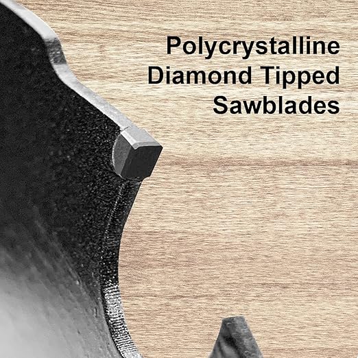 TWIN-TOWN 7-1/4 Inch 6 Tooth Polycrystalline Diamond Tipped (PCD) Hardie Fiber Cement Saw Blade with 5/8 Inch Arbor