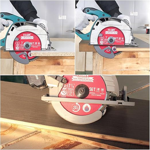 Circular Saw Blade Woodworking TA Series,10" 40-Tooth 5/8" Arbor, Triple Chip Grind Tooth,for Laminate, Melamine, Special Anti-Thermal Adhesion Coating on Cutting Edge, HDF 10" 40T TA