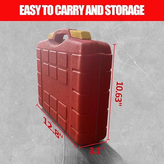 3/4 Inch Drive Deep Impact Socket Set,6-Point,Metric Size(22mm to 41mm),10 Pcs,Cr-Mo.Heavy Duty Impact Socket Set,With a Storage Case.