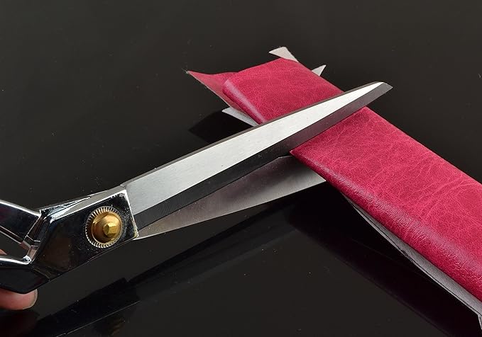 eZthings짰 12" Upholstery Shears Heavy Duty Scissors For Cutting Arts and Craft Fabrics, Carpets (12 Inch Leather Cutting)