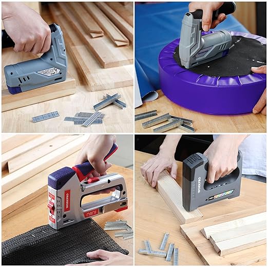 WORKPRO Heavy Duty T50 7500-Count Staples for Staple Gun, 1/2"+3/8" Staples and 5/8" Brad Nails Combo Kit, Galvanized Staple for Upholstery, Woodworking Projects and Home Renovations