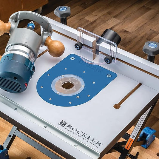 Rockler Mid-Size Router Insert Plate Kit for Convertible Benchtop Router Table