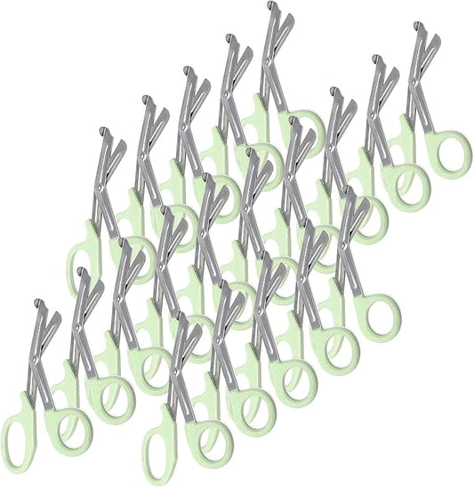 Set of 24 Trauma Paramedic EMT Shears Scissors 7.25"- Made of Premium Quality Stainless Steel - Ideal Gift for EMT, Nurses doctors Firefighter and more (Peach)