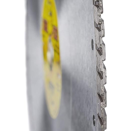 Delta Diamond Boss Hog 14 Inch Turbo Premium Diamond Blade for Masonry, Brick, Block, Pavers, Concrete, Stone, Wet/Dry Cutting, Continuous Rim (14")