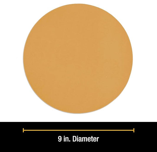 Dura-Gold Premium 9" Drywall Sanding Discs - 120 Grit (Box of 10) - Sandpaper Discs with PSA Self Adhesive Stickyback, High-Performance Fast Cutting Aluminum Oxide Abrasive - for Drywall Power Sander