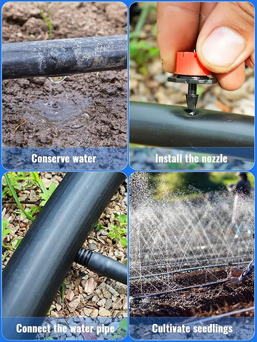 Kalolary 2Pcs Drip Irrigation Tubing Hole Punch, Drip Tube Hole Punch Tool Outdoor Irrigation Pipe Hand Punch for 16/20mm PE Pipe Opening Punch