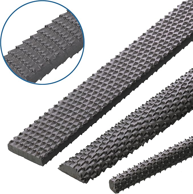 Plg2Sup 9PCs Metal File Set, Metal Files for Steel, 6 Needle Files and 3 Matal Files with Portable Bag
