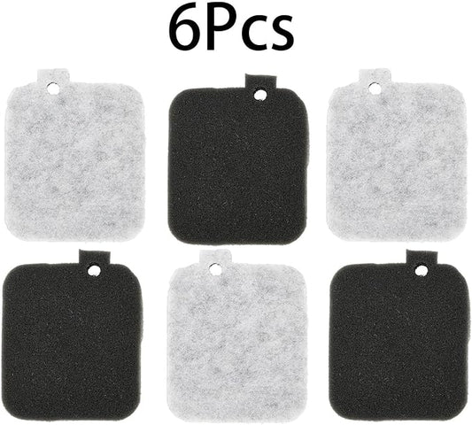 6Pcs Air Filter Replacement 4229 120 1800 Compatible With BG45 BG46 BG55 BG65 BR45C SH55 SH85 Blower Parts For Outdoor Power Equipment