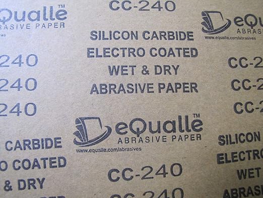 240 Grit Sandpaper Sheets 100 Pack 9x11 in Bulk Sandpaper Multi-Surface Precision Sanding Wood Wet Dry Metal Paint Removal Rust Removal Lija para Pulido Surface Preparation Woodworking