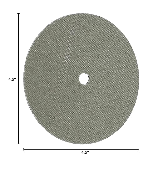 CS Unitec 80932 FIX Disc with Hook & Loop Fasterning, TZ Pyramid, 4-1/2" Diameter, A65/280 Grit, (Pack of 10)