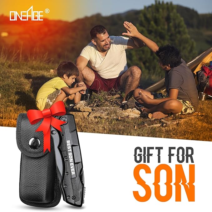 Gifts for Son,?쒫est Son Ever?쒶ultitool Knife,Stocking Stuffers for Son,Son Birthday Gifts,Gifts Idea for Son,Gifts for Son from Mom Dad,Best Son Gifts,Graduation Gifts,Son Christmas Gift