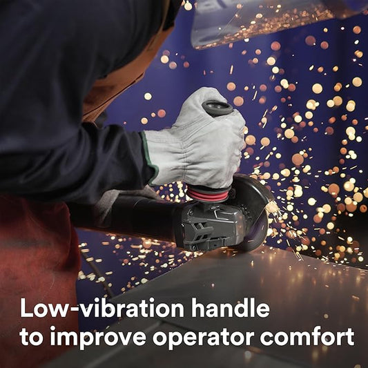 3M Electric Angle Grinder, 11131, VS, 6 in Paddle Switch, 13-Amp, 120V, for Cutting, Grinding, Polishing and Rust Removal,1 EA