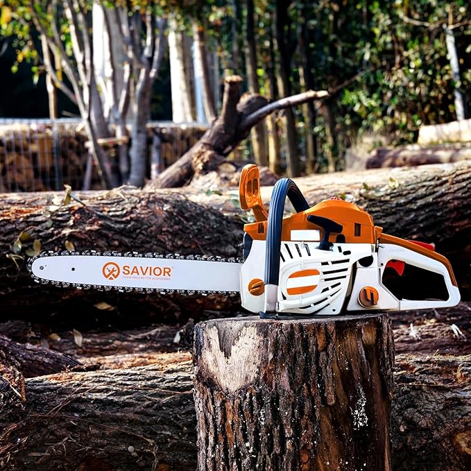 Savior 3PC 12 Inch Chainsaw Chain for Greenworks 40V 20262 20292 Chainsaw, 12" Replacement Chain for Sun Joe SWJ698E 9A Chain Saw - 3/8" - .050" - 45 DL