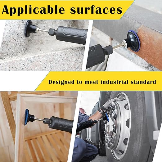 75Pcs 3 inch Quick Change Disc Set, Zirconia Roll Lock Sanding Disc with 1/4" Holder Compatible with Die Grinder Surface Prep Strip Polish Finish Burr Rust Paint Removal