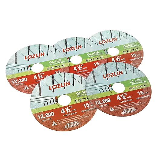3-Pack 4.5" Diamond Multi-Purpose Saw Blades - Heavy Duty Angle Grinder Discs for Cutting Marble/Quartz/Stone/Tile/Metal/Plastic (Nano-Diamond, 3)