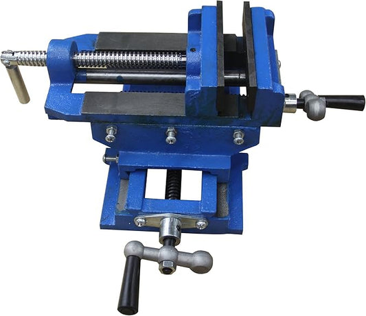 HFS(R) 5" Cross Slide Vise Drill Press Metal Milling 2 Way X-Y Heavy Duty Clamp Machine Benchtop Drill Presses