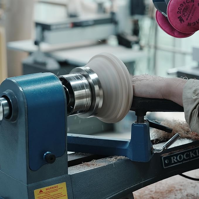 Large 90mm Dovetail Jaws for Woodturning Lathe Chucks, with smooth inside and outside for holding large workpieces, Compatible with Super NOVA 2, G3.