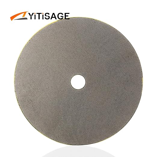 7 Inch Electroplated Diamond Grinding/Polishing Pads Sanding Granite Concrete Glass Metal Stone Grinding Disc(grit 120-1pc)