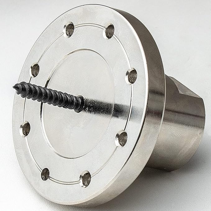 3" Steel Wood Lathe Faceplate,Faceplate for Wood Lathe,Lathe Face Plate Fit for 1" x 8TPI Spindle with Screwchuck