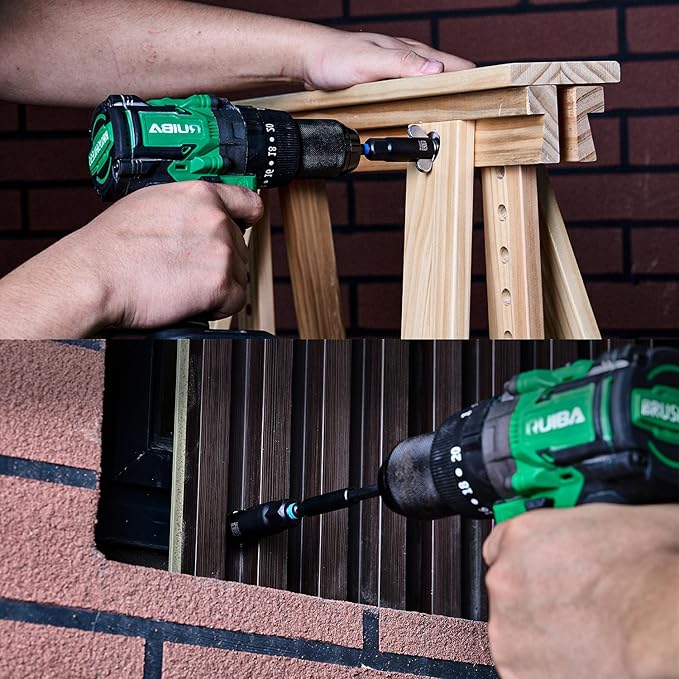 toolant 3PCS Wing Nut Driver Set, Includes Two 1/2" Sockets and One 1/4" Hex Extension, CR-V Driver for Wing Nuts, Eye Bolts & Hook Screws, Hurricane Shutters Ready, Anti-Rust