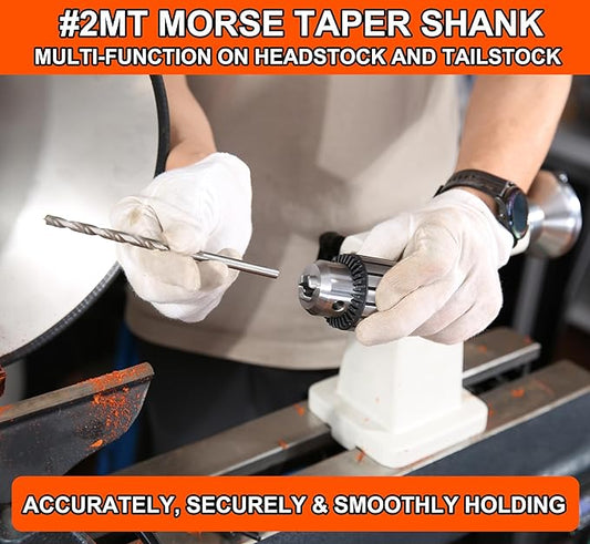 1/2" Key Type Heavy Duty Drill Chuck with #2MT Arbor