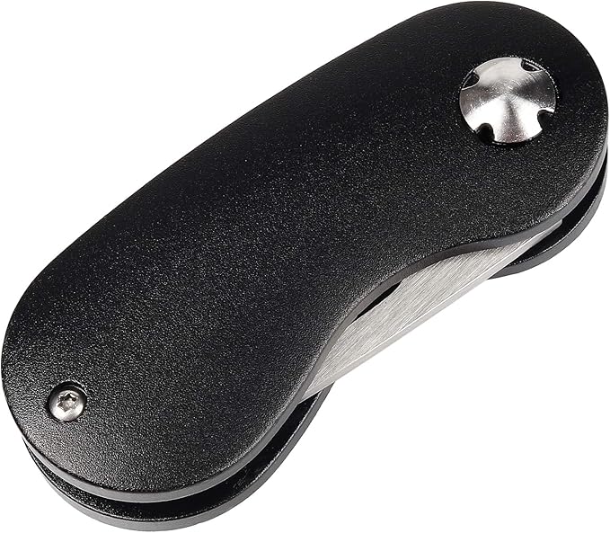 Mile High Life Golf Divot Repair Tool, All Metal Foldable Divot Tool with Pop-up Button & Magnetic Ball Marker