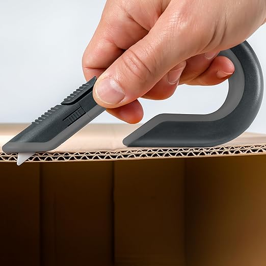 Slice Box Cutter, Heavy Duty Utility Knife, Safe Ceramic Blade Lasting 11x Longer than Metal, Stone, 1 Pack