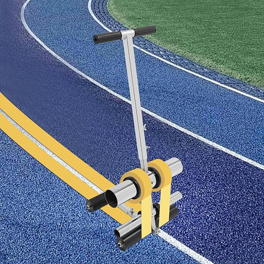 Floor Tape Applicator Court Line Machine, Basketball Court Marking Tool Kit for Driveway