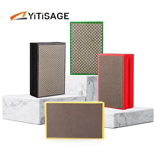 1pc Diamond Hand Polishing Pads Grit 120 Foam Sanding Block for Ceramic Tile Glass Grinding,Sanding Blocks Polishing