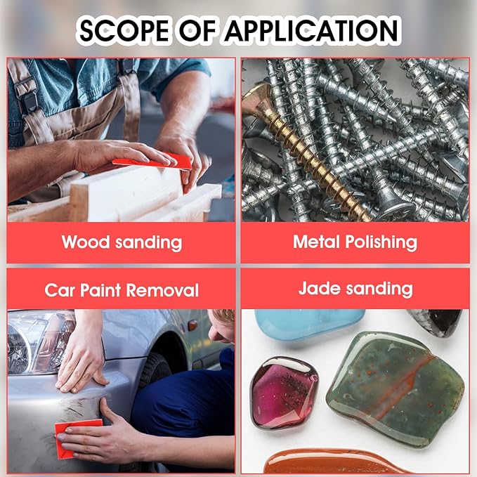 60 Pcs 400-2500 Grit Sanding Sponge, Ultra Fine Sanding Sponges Pads, Soft Foam Shine Block Wet Dry Polish Pads, Ultra Fine Grit Sandpaper for Model Drywall Metal Wood Furniture Polishing