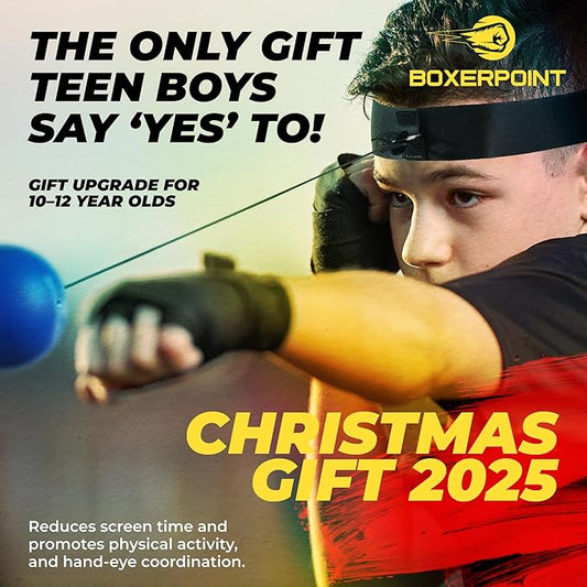 Boxing Reflex Ball for Adults and Kids - React Reflex Balls on String with Headband, Carry Bag and Hand Wraps - Improve Hand Eye Coordination, Punching Speed, Fight Reaction
