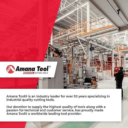 Amana Tool - 201005 Carbide Tipped Brad Pt. Boring Bit R/H 5mm Dia x 57mm Long x 10mm Sh
