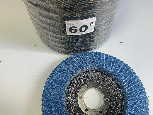 SIGNI 10-Pack Premium Zirconia Abrasive Flap disc for Angle Grinder Grinding Metal Steel (4.5 inch T29 60#)