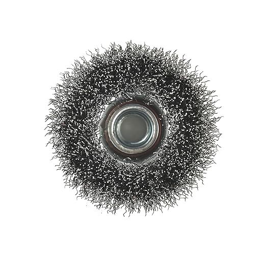 Aain AA017 2 Pack Wire Wheel Brush Cup Brush Set, 3 Inch Crimped Cup Brush for Angle Grinder,5/8-Inch-11 Threaded Arbor,Max RPM 12,500, Light-Duty Conditioning for Metal, Rust Removal, Abrasives