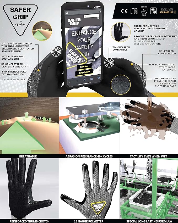 OPNBar Cheater Bar with Detachable Extension (Long Handle Version) Version 4 with SAFER GRIP Gloves