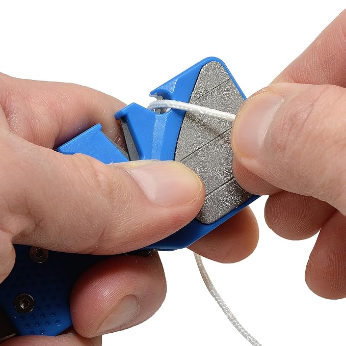 DMT Pocket Sharp Multitool Pocket Knife Sharpener with Diamond Sharpening Stone, Serrated Knife Sharpening Rod, Coarse & Fine V-Notches & Bottle Opener and Hook Sharpener, 3.88"L x 1.38"W x 0.38"H