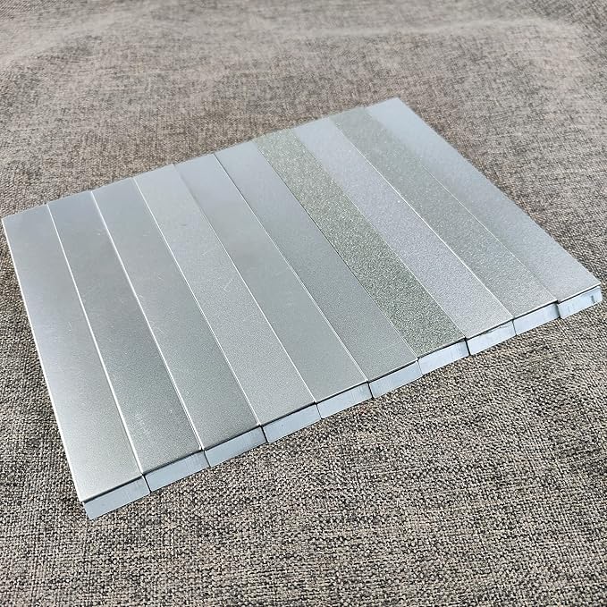 10pcs Diamond Knife Sharpening Stones sets with aluminum blank diamond plates Kit for RUIXIN PRO RX008 Knife sharpener