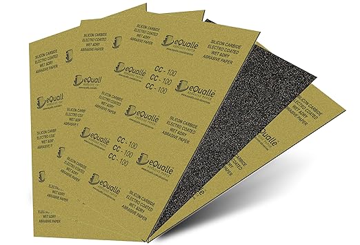 80 Grit Sandpaper Sheets 10 Pack 9x11 in ??Coarse Silicon Carbide for Stripping Coatings, Rust Elimination, Smoothing Rough Lumber, Grinding Metal ??Lija para Madera y Acero, Grano 80, Durable