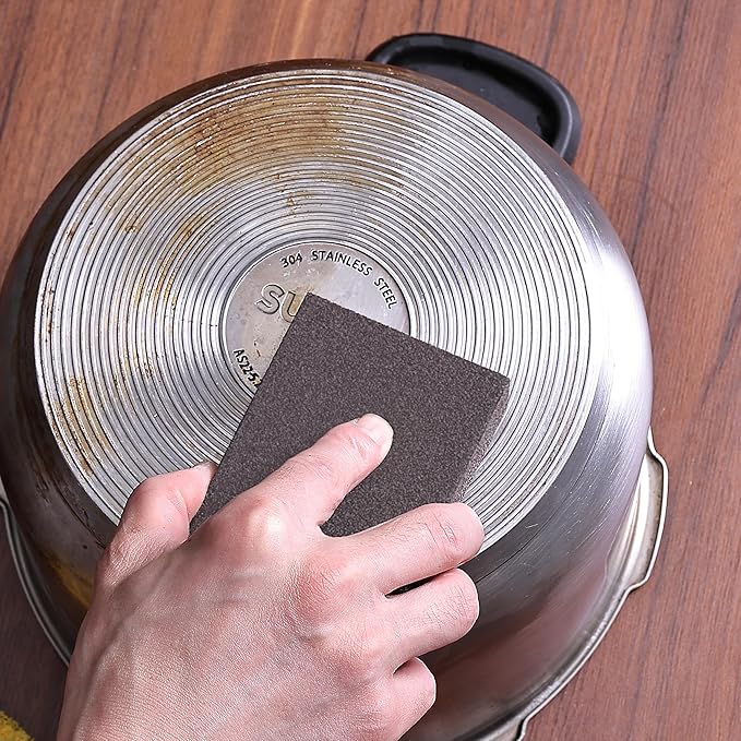 Bates- Sanding Sponge, 6 pcs, 60/120/220 Grit Assortment, Sandpaper Block, Sanding Blocks for Wood, Drywall Sanding Sponge for Wood, Sanding Blocks Drywall, Sandpaper for Drywall Sanding Block