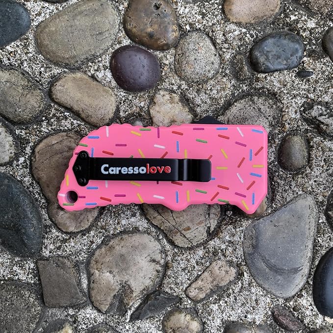 Automatic Utility Knife, Premium Pink Retractable Box Cutter, Cute Aluminum Alloy Heavy Duty Pocket Knife, Safety Replaceable Blade EDC Razor Knives with 5PCS Blades