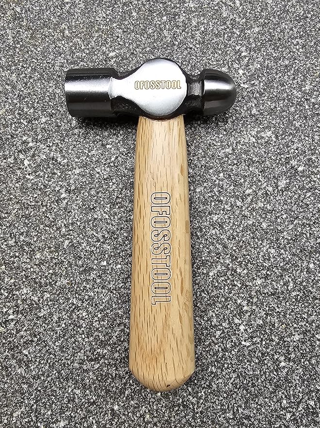 4PC Mini Hammer Set,Wood Oak Short Handle,11OZ Claw Hammer, 19OZ Sledge Hammer,12OZ Ball Peen Hammer,11OZ Engineers Hammer All Purpose for Striking DIY,Metalworking, Machinists and Engineers Craftsman