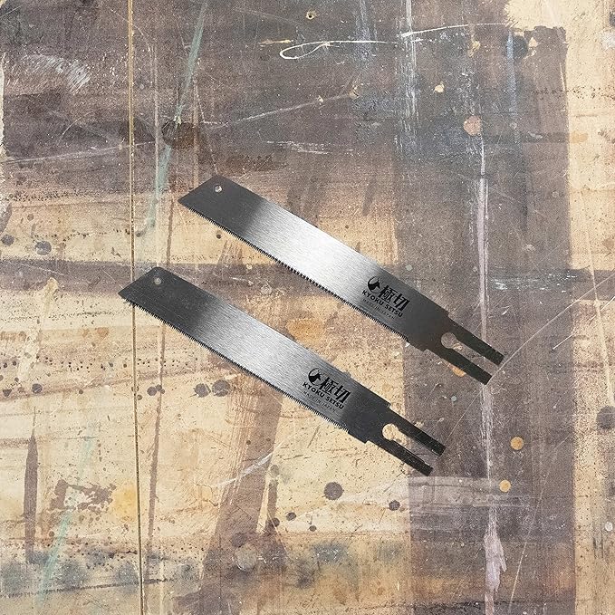 Great Neck Kyoku Setsu Japanese Ryoba Double-Edged Pull Cut Saw, Ultra Fine Saw, Detail Hand Saw, Double Edge Saw, Japanese Wood Saw