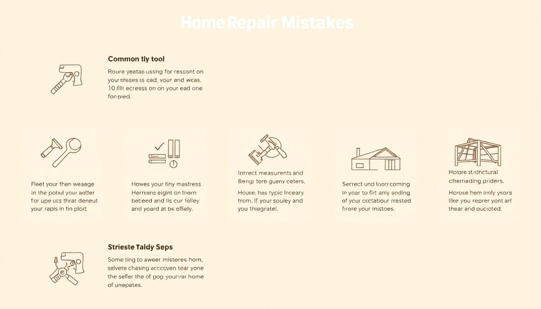5 Common Home Repair Mistakes and How to Avoid Them