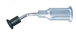Excelta - PVB-CB-18 - Vacuum Probe/Cup - Bent Tip - Three Star - Black Buna-N - .13"(3.25mm) Dia., 0.13" Height, 0.13" Wide, 1.5" Length