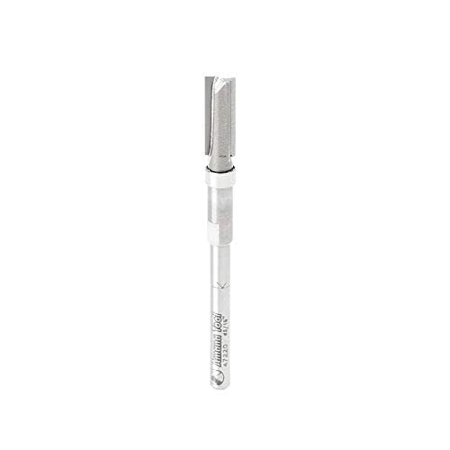 Amana Tool 47220 Carbide Tipped Miniature Flush Trim Plunge Template Router Bit 3/16 Dia x 1/2 x 1/8 Inch Shank with Mini 3/16 Dia Upper Ball Bearing