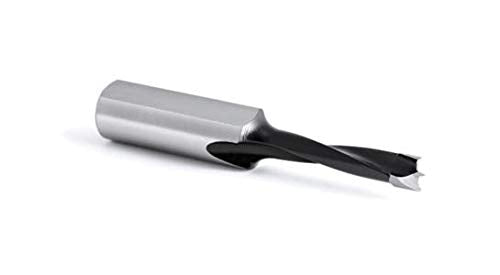 Amana Tool - 201051 Carbide Tipped Brad Pt. Boring Bit R/H 5.1mm Dia x 57mm Long x 10mm