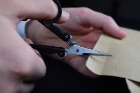 Compact Folding Scissors, TSA-Approved, Stainless Steel Travel Size, 3.9 Inch Unfolded